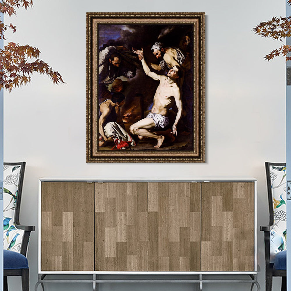 INVIN ART Framed Canvas Art Giclee Print Series#034 by Michelangelo Merisi da Caravaggio Wall Art