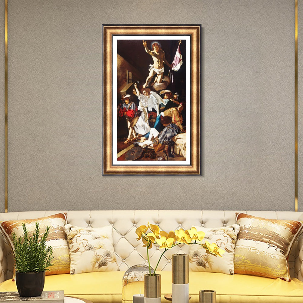INVIN ART Framed Canvas Art Giclee Print Series#036 by Michelangelo Merisi da Caravaggio Wall Art