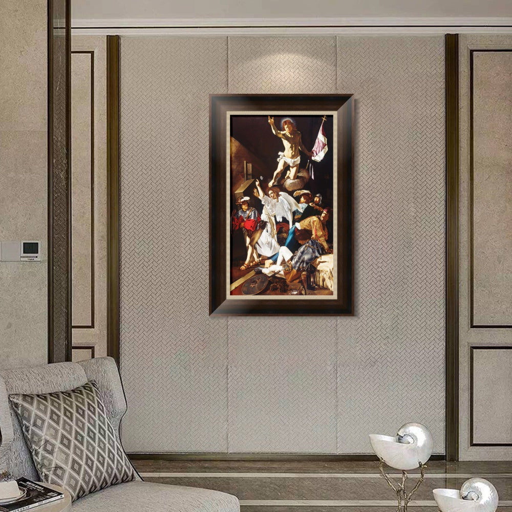 INVIN ART Framed Canvas Art Giclee Print Series#036 by Michelangelo Merisi da Caravaggio Wall Art