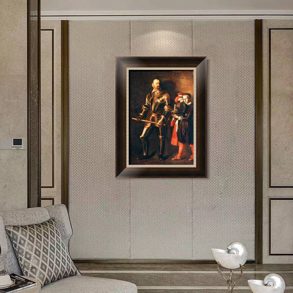 INVIN ART Framed Canvas Art Giclee Print Series#045 by Michelangelo Merisi da Caravaggio Wall Art