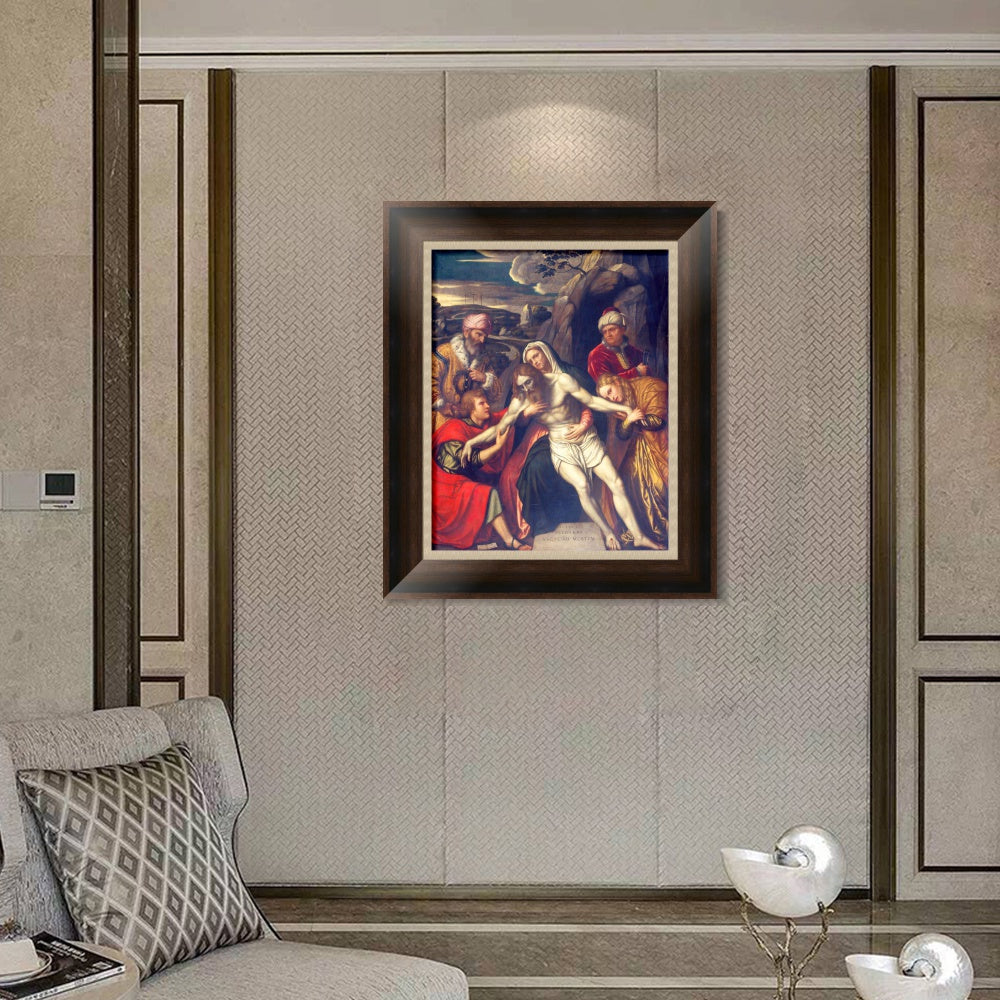 INVIN ART Framed Canvas Art Giclee Print Series#056 by a Lizard by Michelangelo Merisi da Caravaggio Wall Art