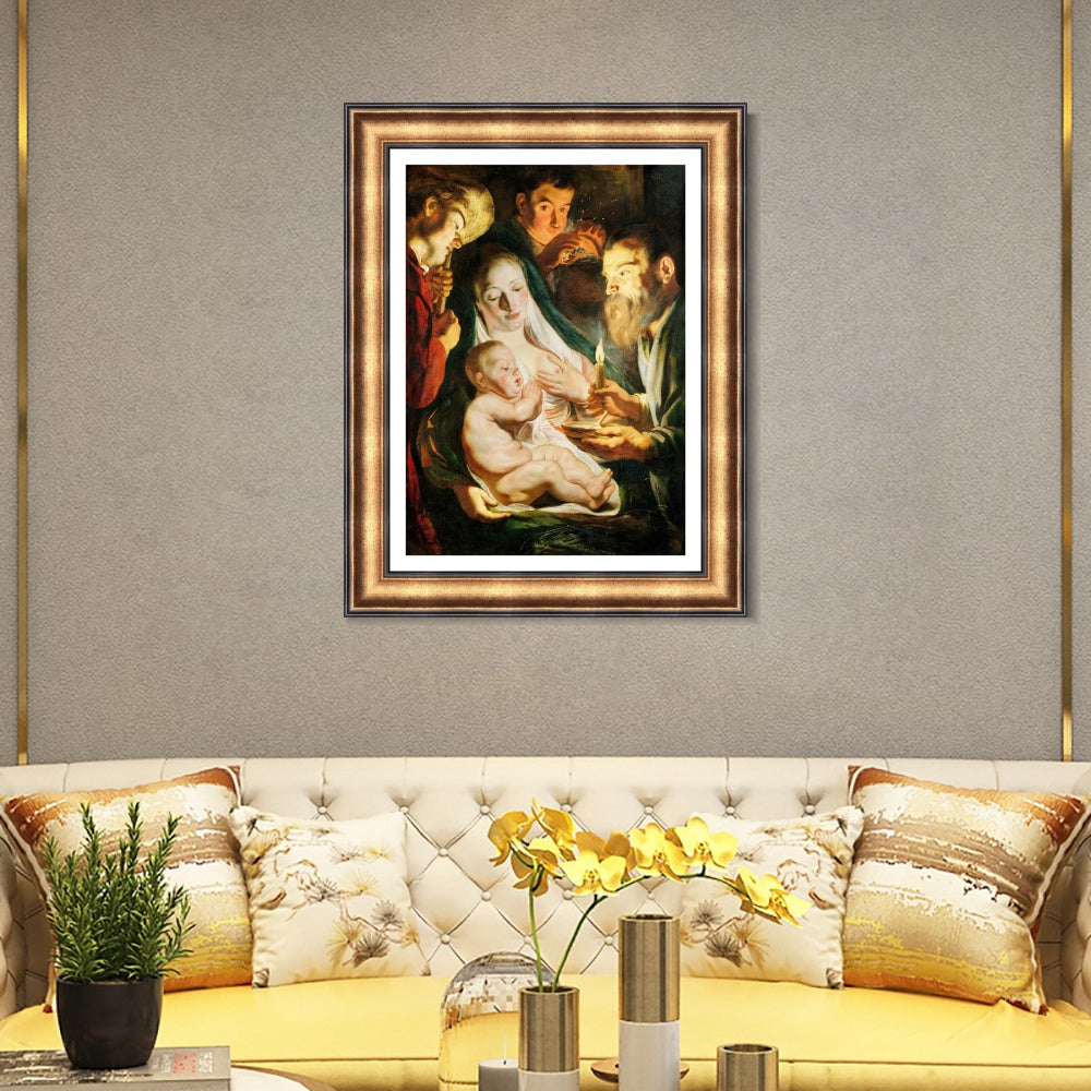 INVIN ART Framed Canvas Art Giclee Print Series#057 by a Lizard by Michelangelo Merisi da Caravaggio Wall Art