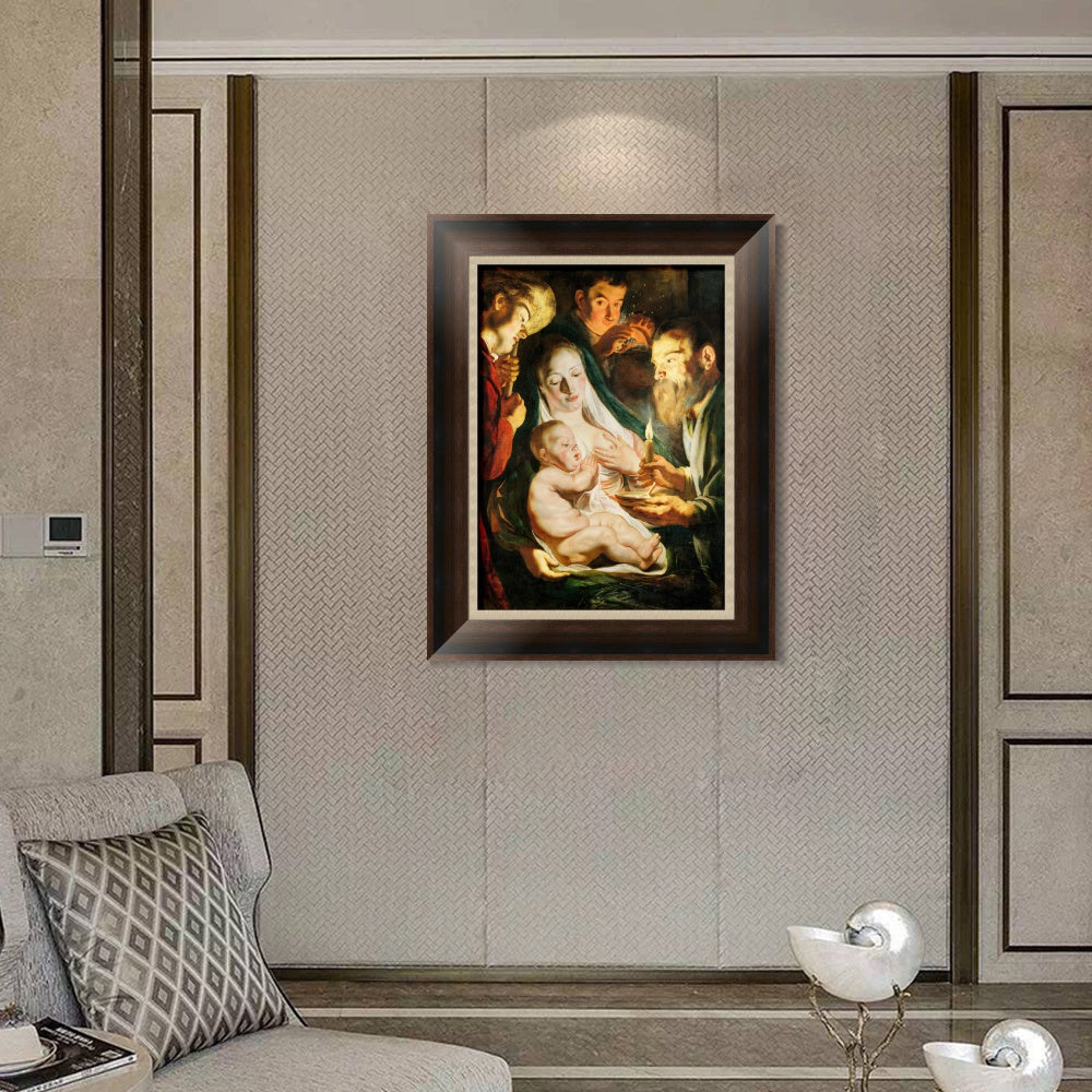 INVIN ART Framed Canvas Art Giclee Print Series#057 by a Lizard by Michelangelo Merisi da Caravaggio Wall Art