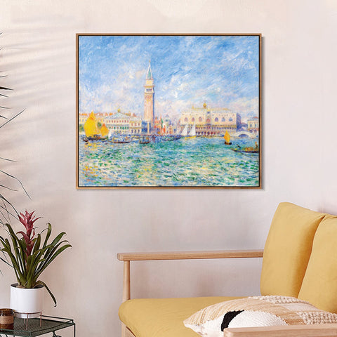 INVIN ART Framed Canvas Series#065 by Pierre Auguste Renoir Wall Art Living Room Home Office Decorations