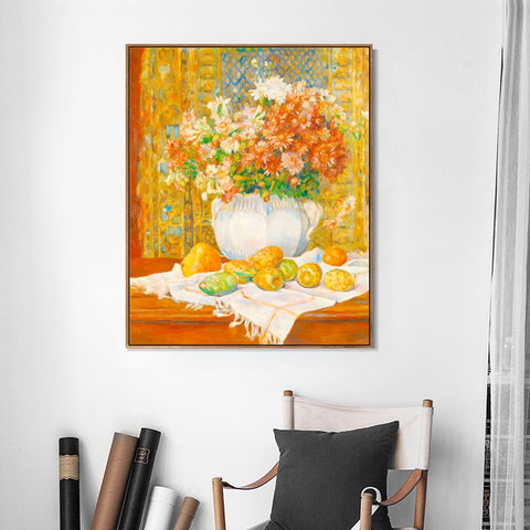 INVIN ART Framed Canvas Series#075 by Pierre Auguste Renoir Wall Art Living Room Home Office Decorations