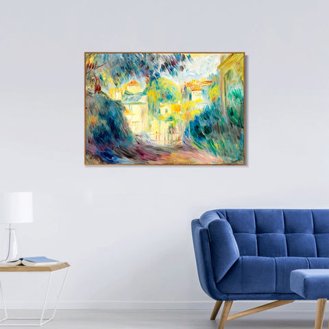 INVIN ART Framed Canvas PAYSAGE 8 by Pierre Auguste Renoir Wall Art Living Room Home Office Decorations
