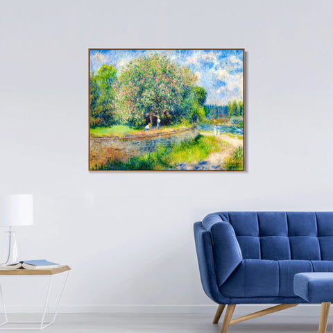 INVIN ART Framed Canvas Series# 137 by Pierre Auguste Renoir Wall Art Living Room Home Office Decorations
