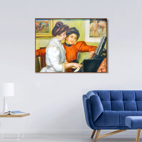 INVIN ART Framed Canvas Series#182 by Pierre Auguste Renoir Wall Art Living Room Home Office Decorations