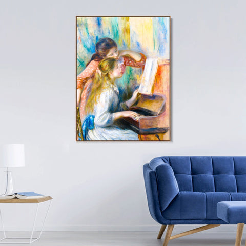INVIN ART Framed Canvas Series#183 by Pierre Auguste Renoir Wall Art Living Room Home Office Decorations
