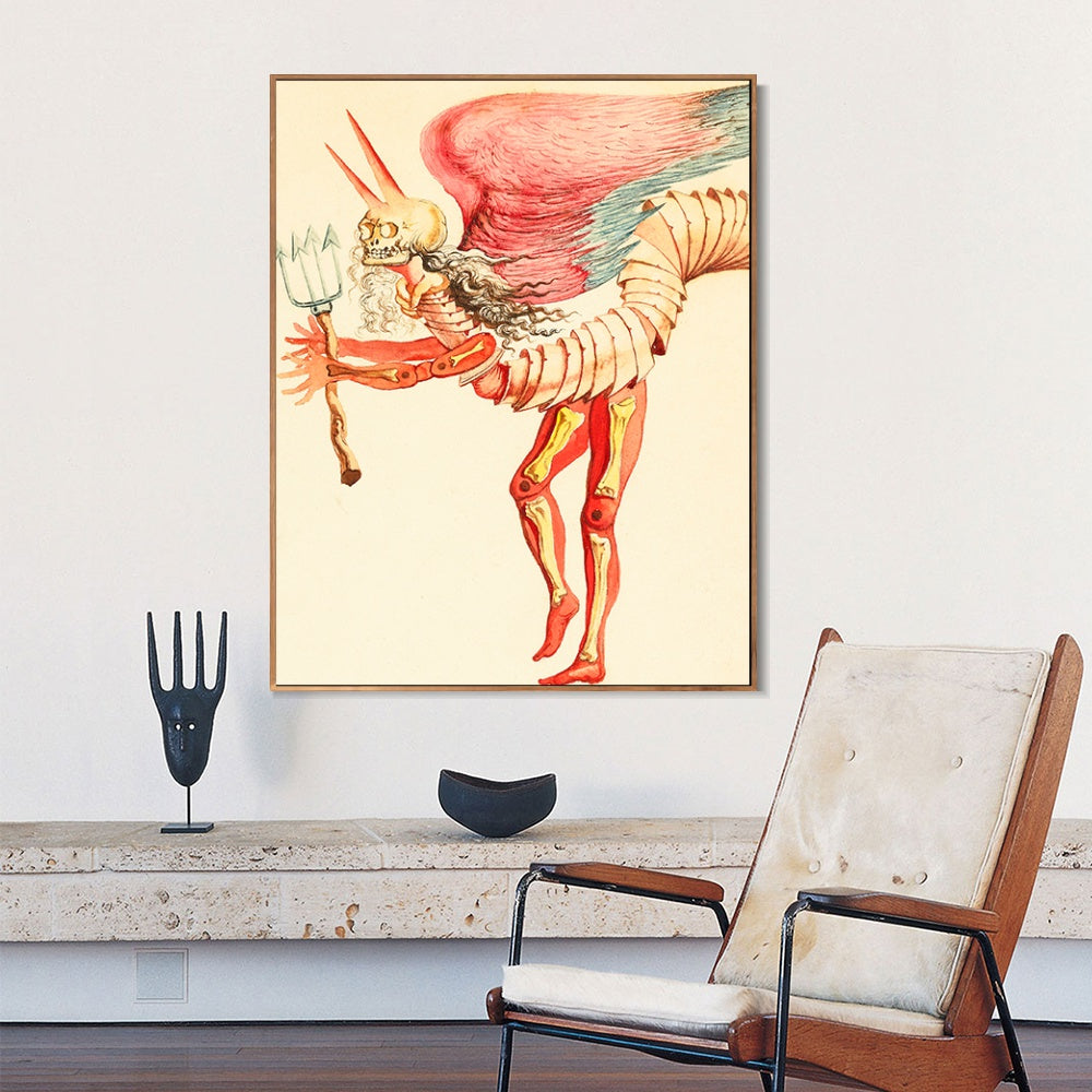 INVIN ART Framed Canvas Series#039 by Salvador Dal Wall Art Living Room Home Office Decorations