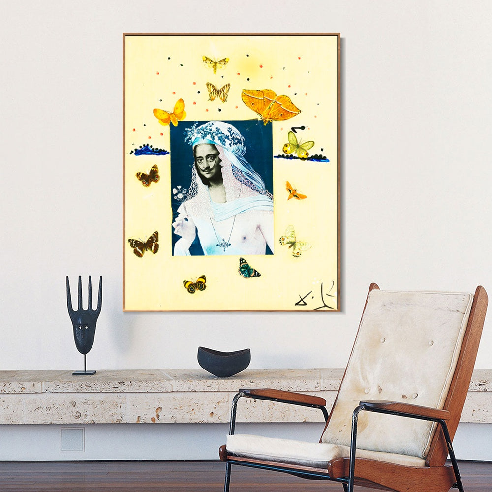 INVIN ART Framed Canvas Series#041 by Salvador Dal Wall Art Living Room Home Office Decorations