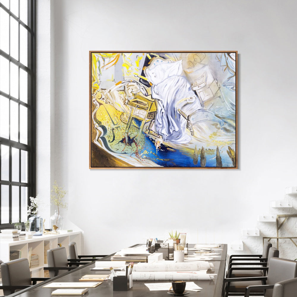 INVIN ART Framed Canvas Series#090 by Salvador Dal Wall Art Living Room Home Office Decorations