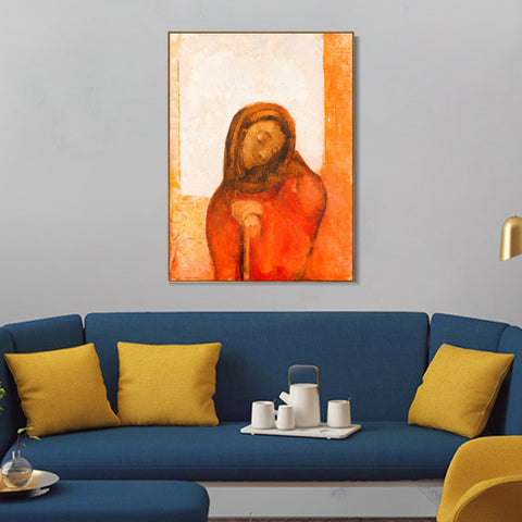 INVIN ART Framed Canvas Series#022 by Odilon Redon Wall Art Living Room Home Office Decorations