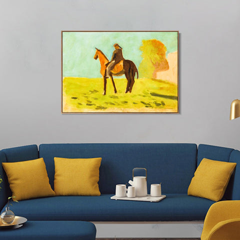 INVIN ART Framed Canvas Series#029 by Odilon Redon Wall Art Living Room Home Office Decorations