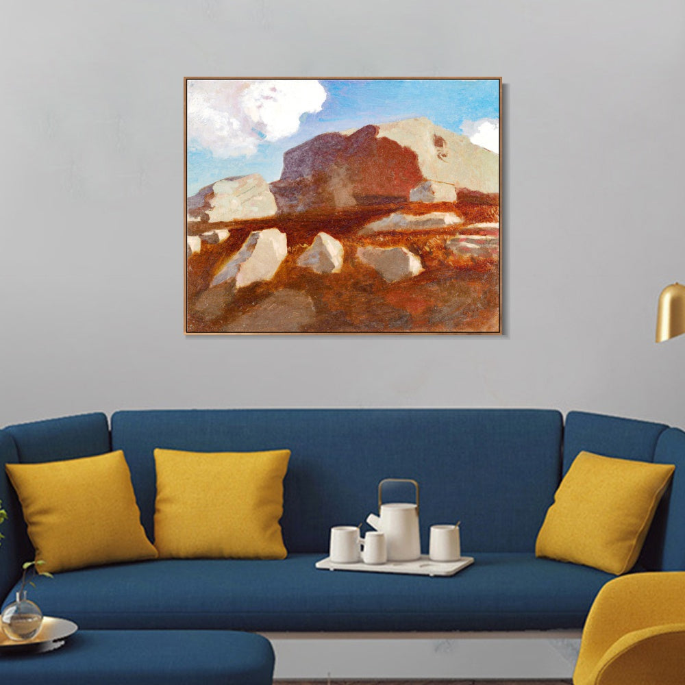 INVIN ART Framed Canvas Series#032 by Odilon Redon Wall Art Living Room Home Office Decorations