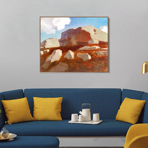 INVIN ART Framed Canvas Series#032 by Odilon Redon Wall Art Living Room Home Office Decorations