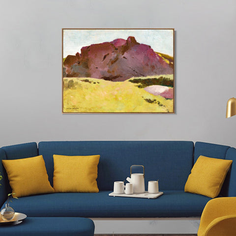 INVIN ART Framed Canvas Series#048 by Odilon Redon Wall Art Living Room Home Office Decorations