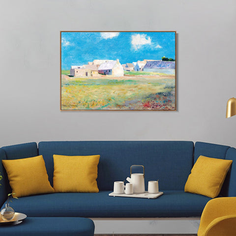 INVIN ART Framed Canvas Series#055 by Odilon Redon Wall Art Living Room Home Office Decorations