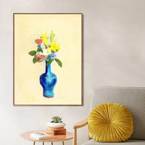 INVIN ART Framed Canvas Series#073 by Odilon Redon Wall Art Living Room Home Office Decorations