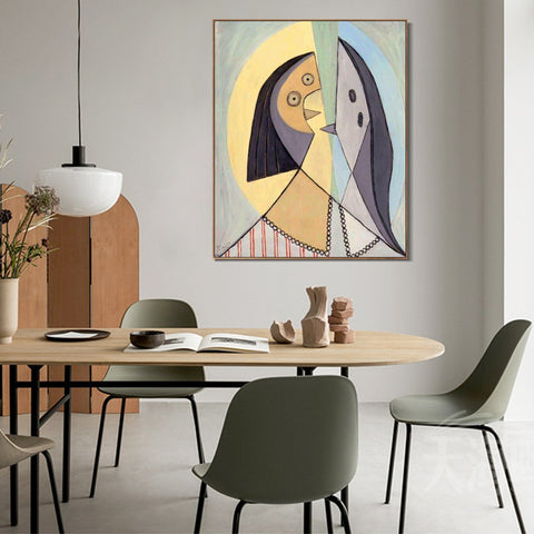 INVIN ART Framed Canvas Giclee Print Art 1929 Buste de femme2 by Pablo Picasso Wall Art Living Room Home Office Decorations