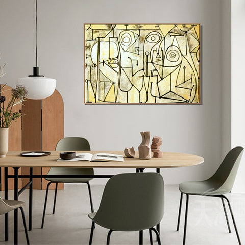 INVIN ART Framed Canvas Giclee Print Art 1948 La cuisine 1 by Pablo Picasso Wall Art Living Room Home Office Decorations