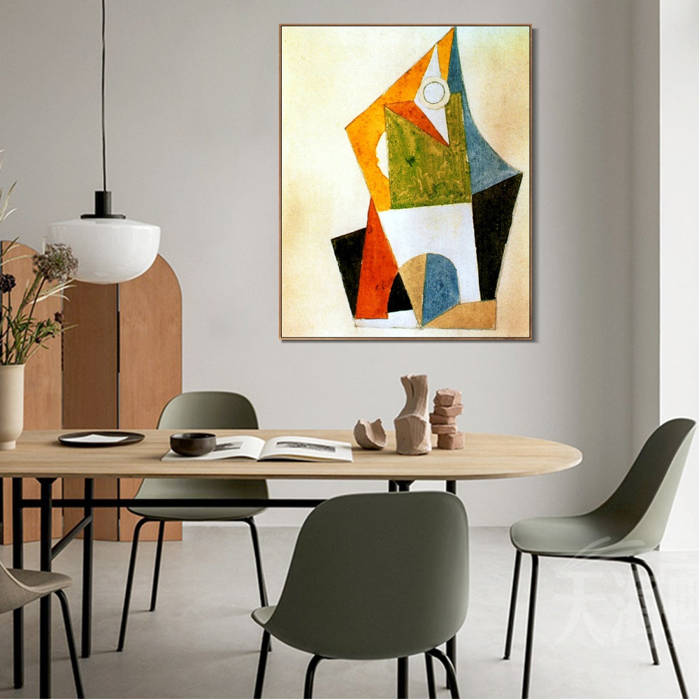 INVIN ART Framed Canvas Giclee Print Art 1920 Composition by Pablo Picasso Wall Art