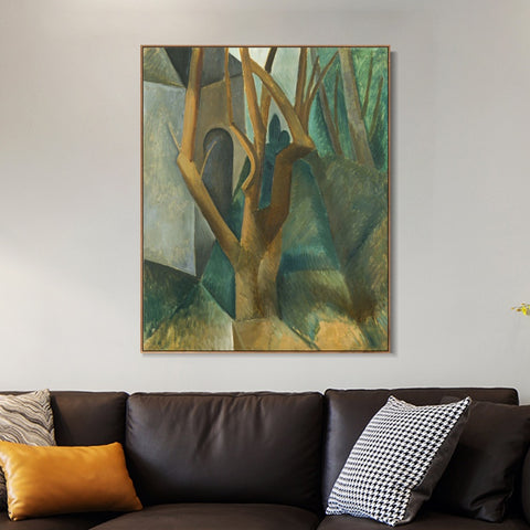 INVIN ART Framed Canvas Giclee Print Art Series#389 by Pablo Picasso Wall Art Living Room Home Office Decorations