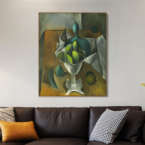 INVIN ART Framed Canvas Giclee Print Art Series#390 by Pablo Picasso Wall Art Living Room Home Office Decorations