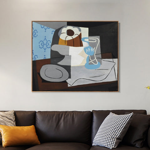 INVIN ART Framed Canvas Giclee Print Art Series#398 by Pablo Picasso Wall Art Living Room Home Office Decorations