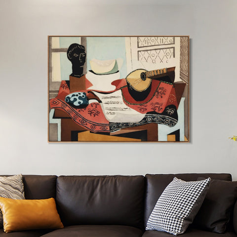 INVIN ART Framed Canvas Giclee Print Art Series#415 by Pablo Picasso Wall Art Living Room Home Office Decorations