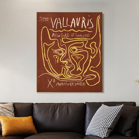 INVIN ART Framed Canvas Giclee Print Art Series#430 by Pablo Picasso Wall Art Living Room Home Office Decorations