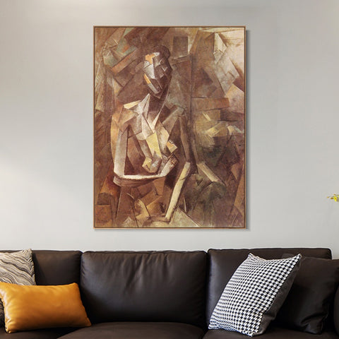 INVIN ART Framed Canvas Giclee Print Art Series#432 by Pablo Picasso Wall Art Living Room Home Office Decorations