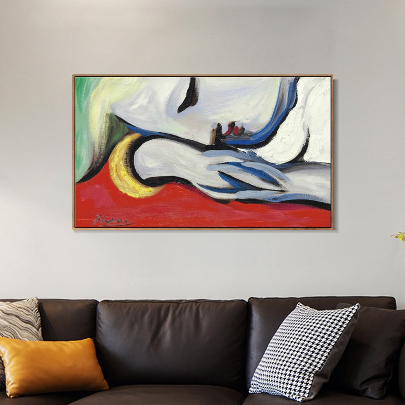 INVIN ART Framed Canvas Giclee Print Art Series#444 by Pablo Picasso Wall Art