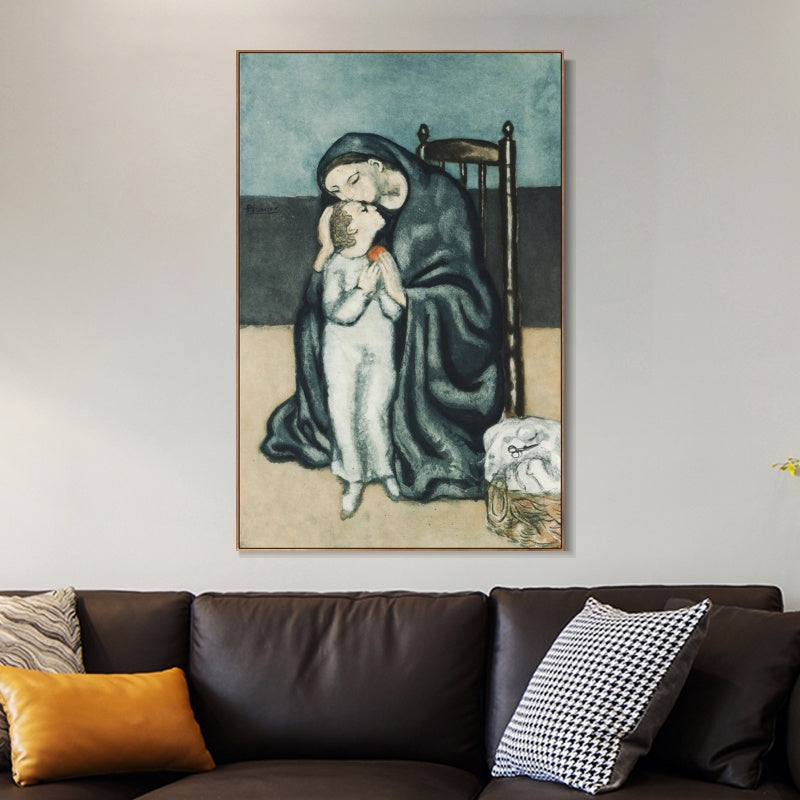 INVIN ART Framed Canvas Giclee Print Art Series#451 by Pablo Picasso Wall Art