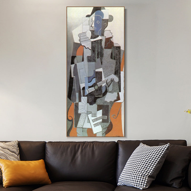 INVIN ART Framed Canvas Giclee Print Art Series#454 by Pablo Picasso Wall Art