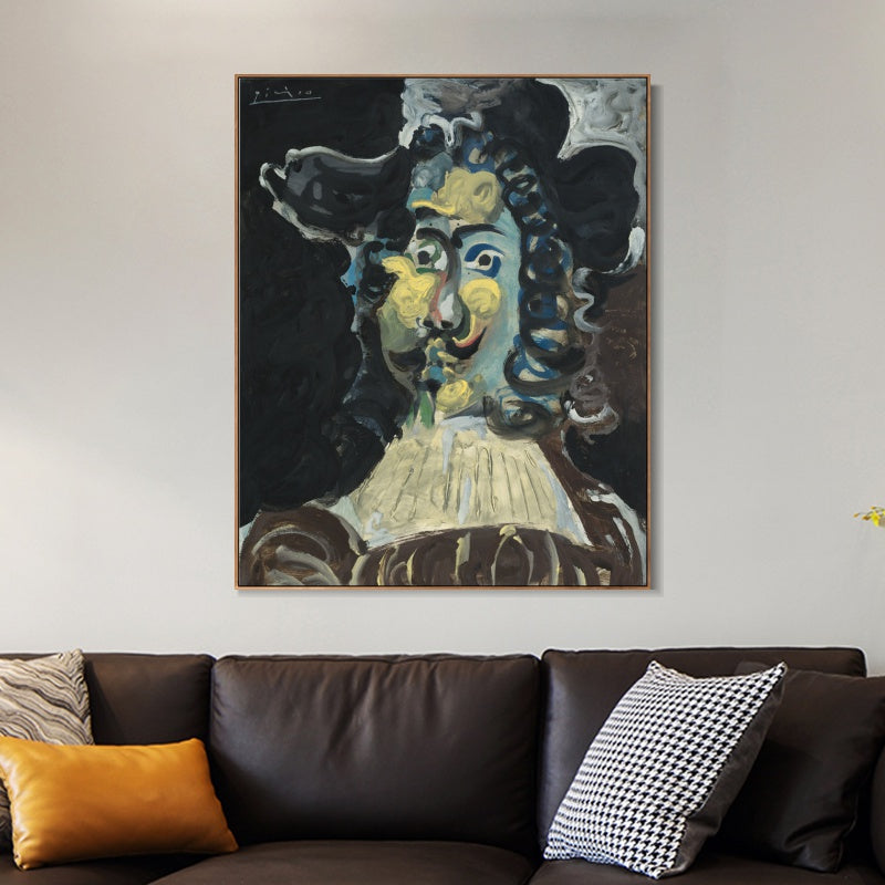 INVIN ART Framed Canvas Giclee Print Art Series#465 by Pablo Picasso Wall Art