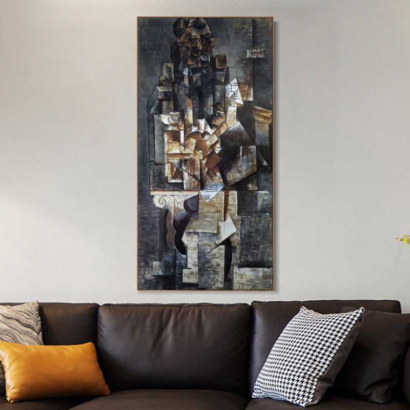 INVIN ART Framed Canvas Giclee Print Art Series#468 by Pablo Picasso Wall Art