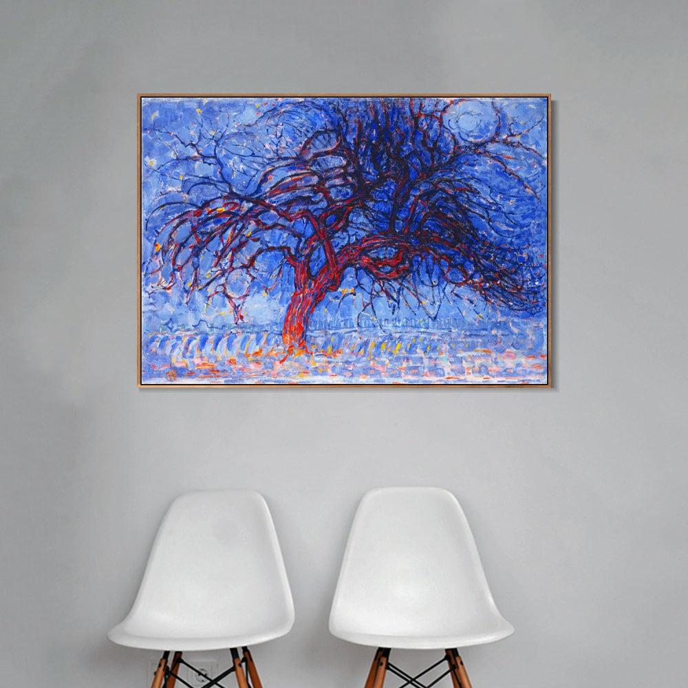 INVIN ART Framed Canvas Series#034 by Piet Cornelies Mondrian Wall Art Living Room Home Office Decorations