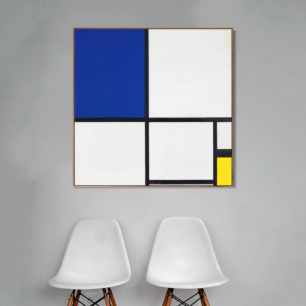 INVIN ART Framed Canvas Series#037 by Piet Cornelies Mondrian Wall Art Living Room Home Office Decorations