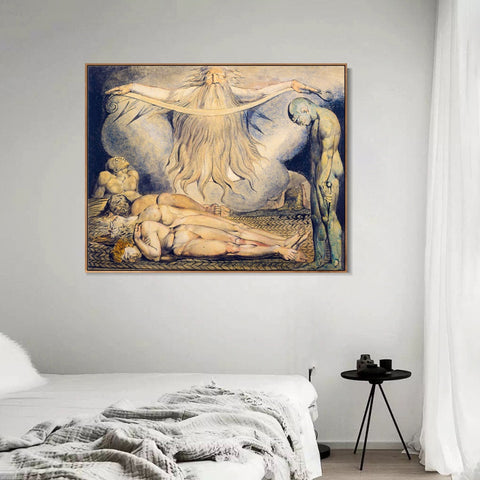 INVIN ART Framed Canvas Giclee Print Art Finals Week As Told by William Blake Wall Art Living Room Home Office Decorations