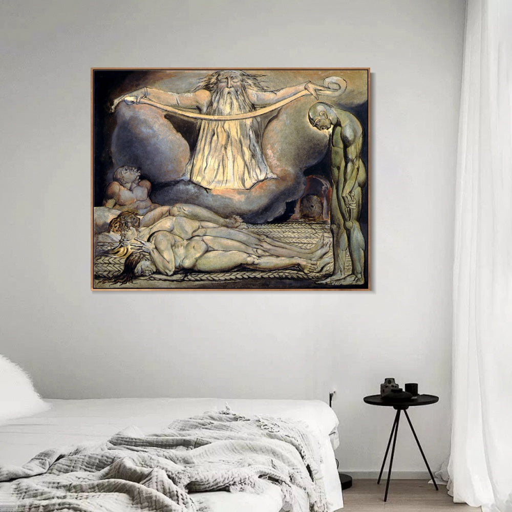 INVIN ART Framed Canvas Giclee Print Art Finals Week As Told#2 by William Blake Wall Art