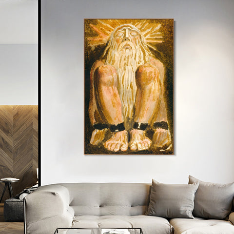 INVIN ART Framed Canvas Giclee Print Art Finals Week As Told by William Blake Wall Art Living Room Home Office Decorations