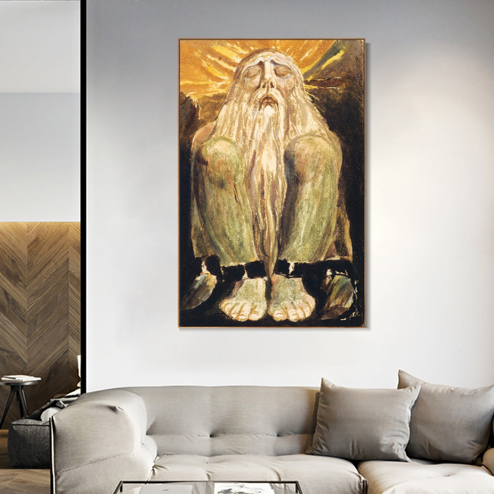 INVIN ART Framed Canvas Giclee Print Art Finals Week As Told#2 by William Blake Wall Art