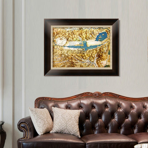 INVIN ART Framed Canvas Art Giclee Print Series#012 by Leonardo da Vinci Wall Art Living Room Home Office Decorations