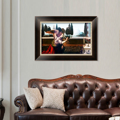 INVIN ART Framed Canvas Art Giclee Print Series#018 by Leonardo da Vinci Wall Art Living Room Home Office Decorations