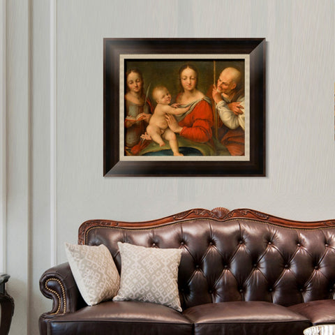 INVIN ART Framed Canvas Art Giclee Print Series#022 by Leonardo da Vinci Wall Art Living Room Home Office Decorations