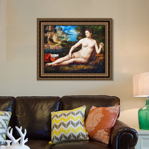 INVIN ART Framed Canvas Art Giclee Print Series#027 by Leonardo da Vinci Wall Art Living Room Home Office Decorations