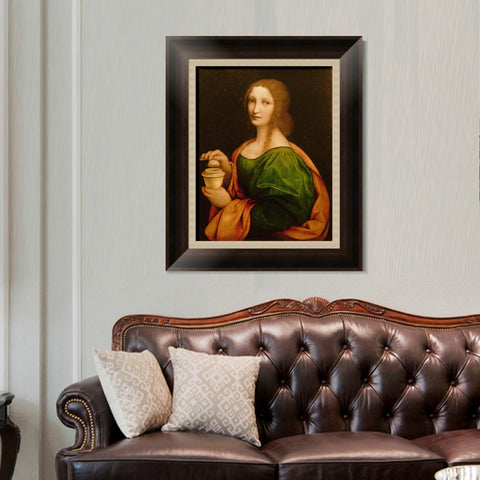 INVIN ART Framed Canvas Art Giclee Print Series#028 by Leonardo da Vinci Wall Art Living Room Home Office Decorations