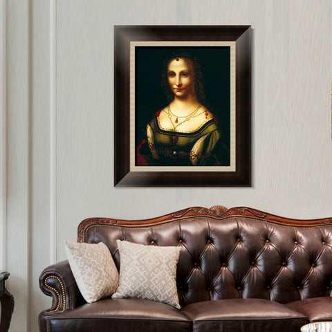 INVIN ART Framed Canvas Art Giclee Print Series#029 by Leonardo da Vinci Wall Art Living Room Home Office Decorations