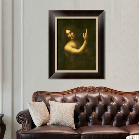 INVIN ART Framed Canvas Art Giclee Print Series#030 by Leonardo da Vinci Wall Art Living Room Home Office Decorations